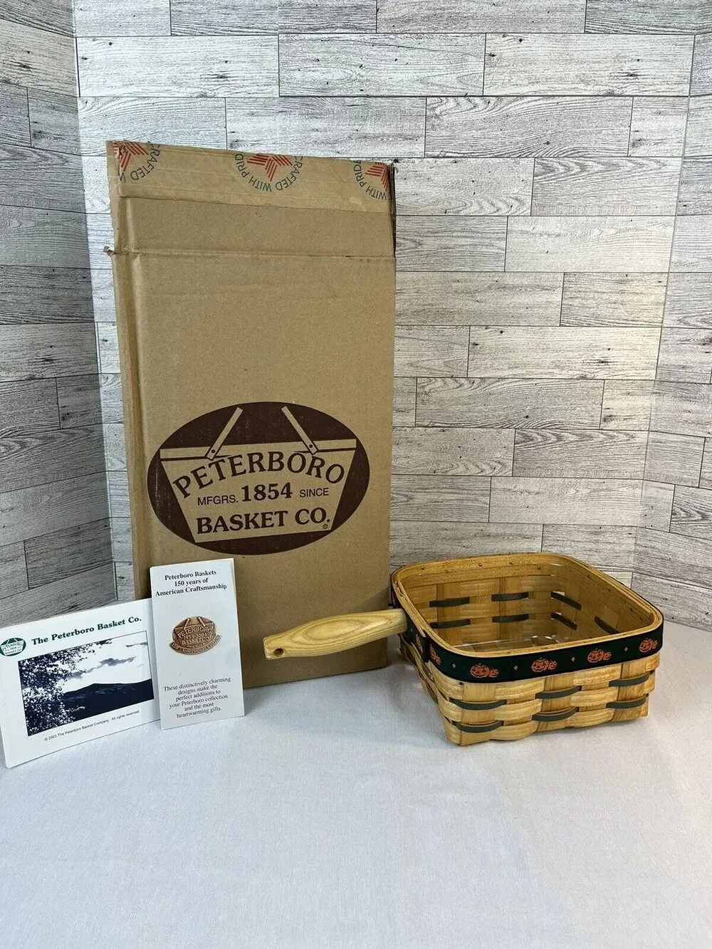 Petersboro Basket Co. Basket - Four Season Fall Ribbon Basket